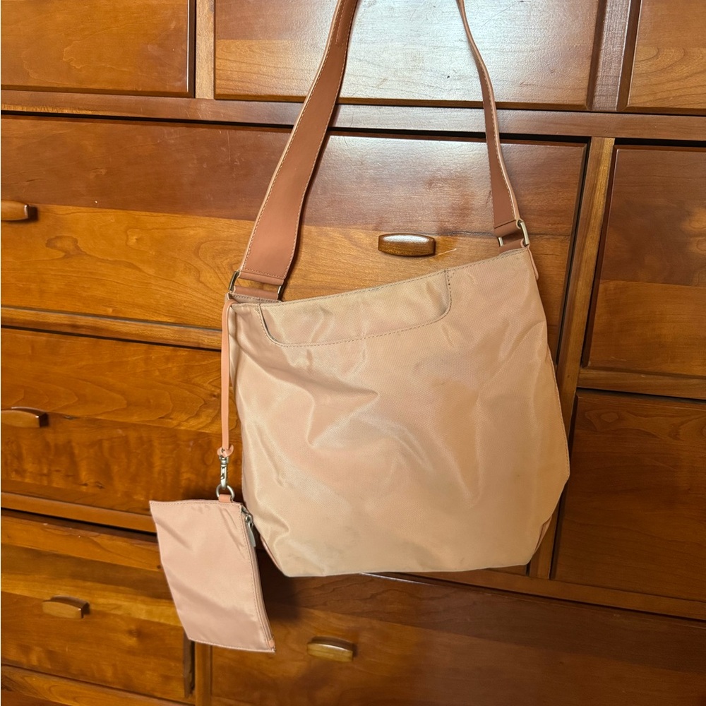 Tan Women's Bag with Pouch
